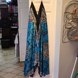 Womens Satin Hawaiin sundress
